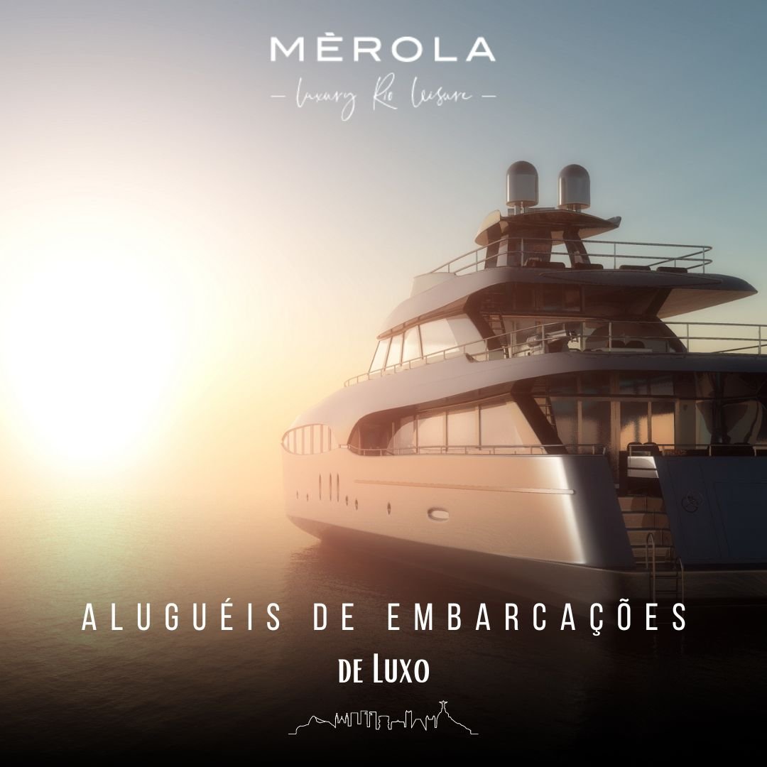 Aluguéis embarcações de luxo