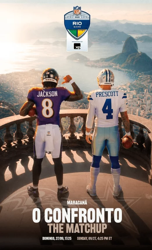 NFL Rio de Janeiro 2026 Merola Luxury