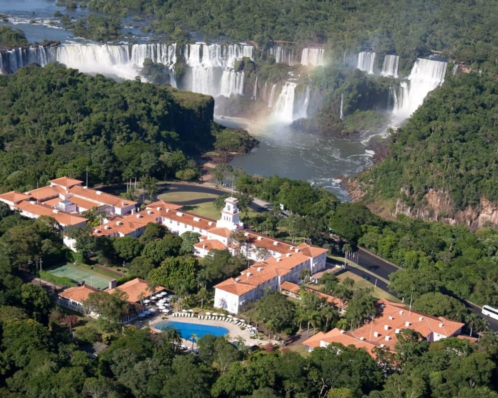 Suite balcony at Belmond Hotel das Cataratas overlooking the Iguaçu Falls